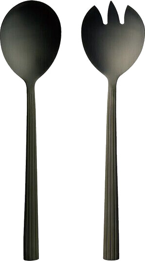 Aida - RAW salatsett 2 deler matte black Aida - RAW salatsett 2 deler matte black
