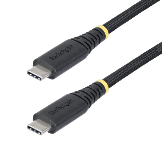 StarTech USB-C CABLE USB-IF CERTIFIED 240W PD/SILICONE JACKET/RUGGED CABL