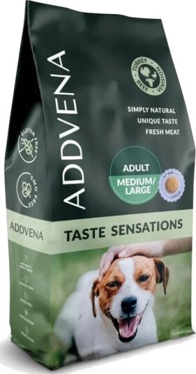 Biofeed Addvena Taste Sensations Fôr Til Voksne Hunder Mellomstore Og Store Raser 10 Kg