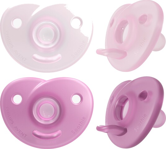 Philips Avent Soothie Heart Smokk 0 6 Mnd Rosa 2 Stk. Philips Avent Soothie Heart Smokk 0 6 Mnd Rosa 2 Stk.