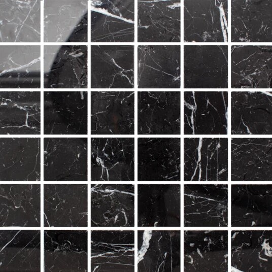 Marmor Arredo Nero Marquina Sort Polished 5x5 cm