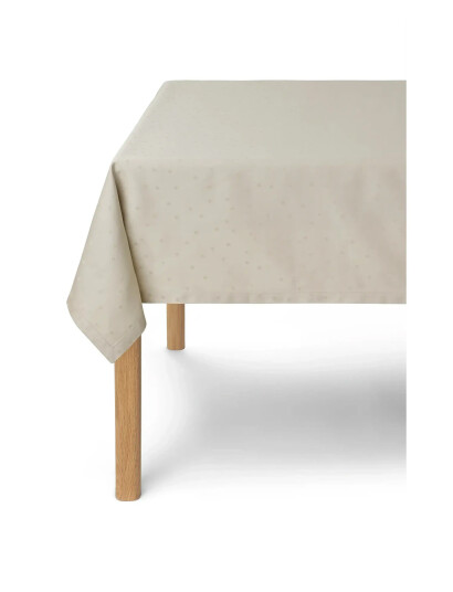 compliments Confetti Damask Table Cloth - Cream - 150X300CM