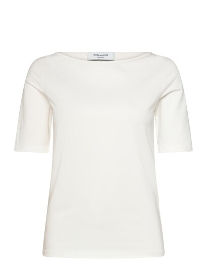 Rosemunde Rwnatali 2/4 Boatneck T Shirt White XS Rosemunde Rwnatali 2/4 Boatneck T Shirt White XS