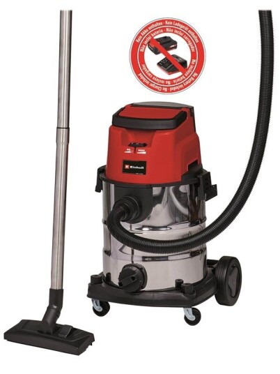 Einhell TE-VC 36/25 Li S Grovstøvsuger for Våt og Tørr med 25L Kapasitet