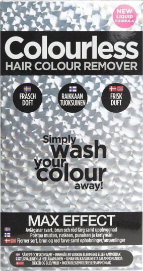 Colourless Max Effect Hair Colour Remover Nordic 280ml Colourless Max Effect Hair Colour Remover Nordic 280ml
