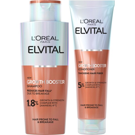 Loreal Paris Elvital Growth Booster Bundle Shampoo 200 ml & Conditione Loreal Paris Elvital Growth Booster Bundle Shampoo 200 ml & Conditione
