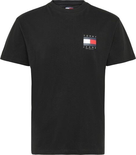 Tommy Jeans Tjm Reg Flag Graph Bckprnt T Ext Black M