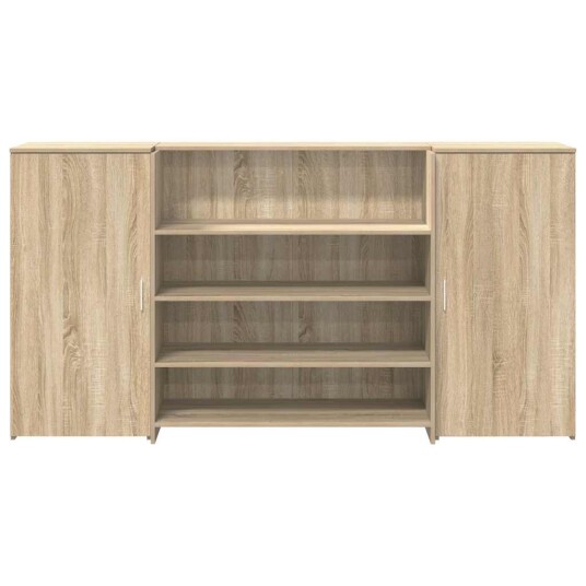 Resepsjonspult sonoma eik 200x50x103,5 cm konstruert tre