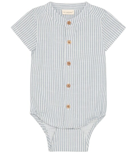 Blå Body Shirt Ss Woven Blue 86 Blå Body Shirt Ss Woven Blue 86