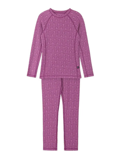 Reima Wool Base Layer Set, Taival Purple 90 Reima Wool Base Layer Set, Taival Purple 90