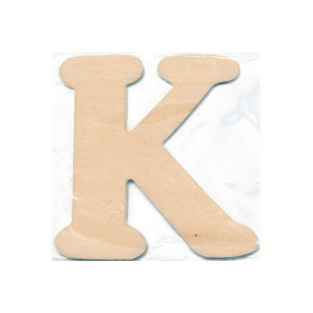 Craft Line Trebokstav K 10x0,4cm 1 stk