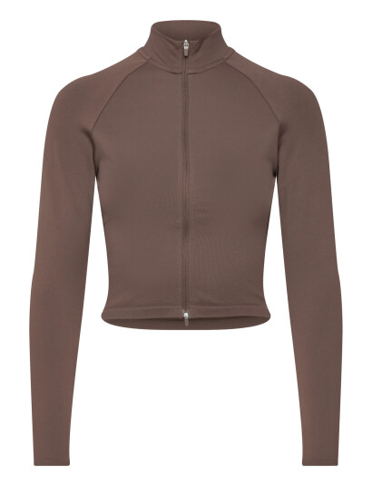 aim´n Shape Seamless Zip Jacket Brown M aim´n Shape Seamless Zip Jacket Brown M