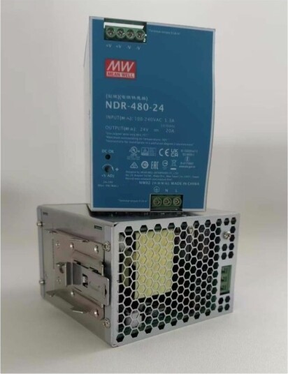Ernitec Strømforsyning DIN 24V 480W Blå/Grå Ernitec Strømforsyning DIN 24V 480W Blå/Grå
