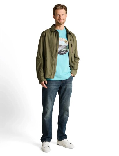 Tom Tailor Photoprint T Shirt Blue S
