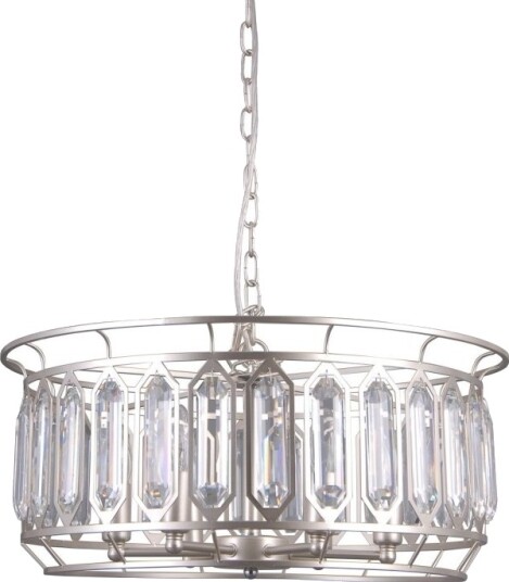 Italux Pendellampe Priscilla Glamour Sølv Pnd 43388 6B