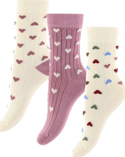 minipop® Heart Mix MiniPop® Season Bambus Strømper 3 Pcs 31 34