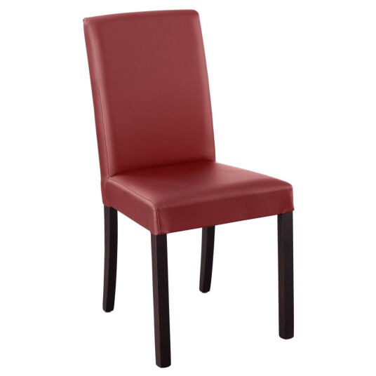 PULSIVA Polstret stol Famous; 45x40x90 cm (BxDxH); Vinrød; 2 Stykk / Forpakning
