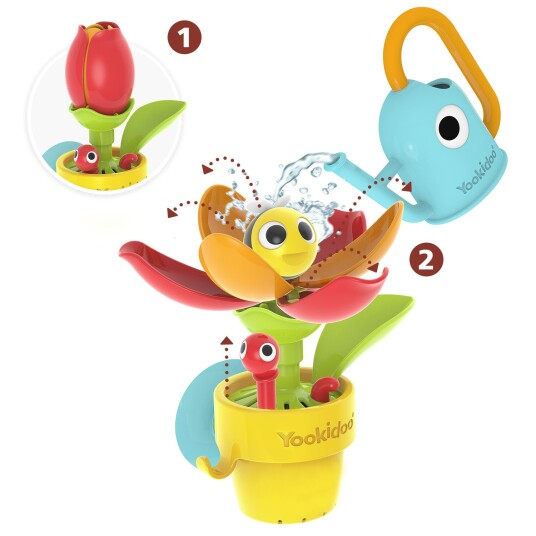 Yookidoo® badekar spillblomsterpotte med tulipan