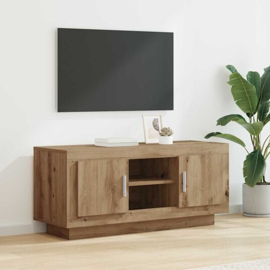  TV skap Artisan Eik 102 x 35 x 45 cm Konstruert tre