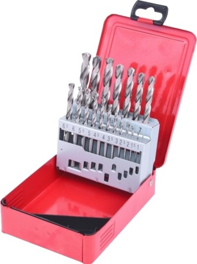 Ks Tools 330.2610, Drill, Drill Bit Set, Høyrehåndsrotasjon, Metall, Plast, Tre, 118°, Ground High-Speed Steel (Hss-G) Ks Tools 330.2610, Drill, Drill Bit Set, Høyrehåndsrotasjon, Metall, Plast, Tre, 118°, Ground High-Speed Steel (Hss-G)