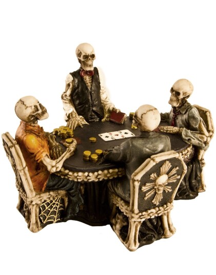 Nemesis Now Dead Texas Holdem Players 16 cm Figur
