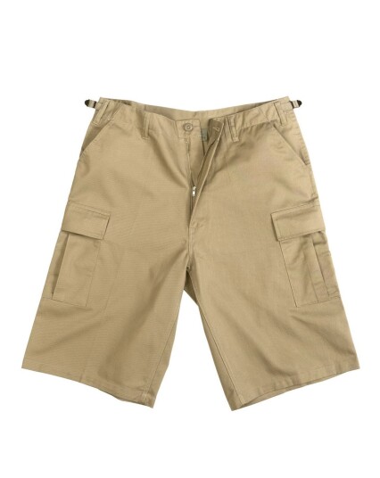 Rothco BDU Shorts med ekstra lengde Beige