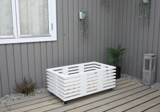 Blomsterkasse "Cube" 93x53x32,5 cm