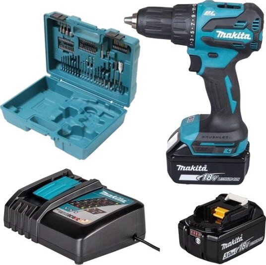 Makita Slagbormaskin DHP490RFX3 18v Makita Slagbormaskin DHP490RFX3 18v
