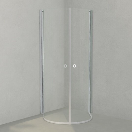 INR Iconic Nordic Rooms Dusjhjørne Linc Monument, Klart Glass B93xd78cm Matt Aluminium / 93x78cm INR Iconic Nordic Rooms Dusjhjørne Linc Monument, Klart Glass B93xd78cm Matt Aluminium / 93x78cm