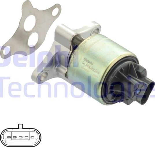 DELPHI EG10397-12B1 EGR-ventil DELPHI EG10397-12B1 EGR-ventil