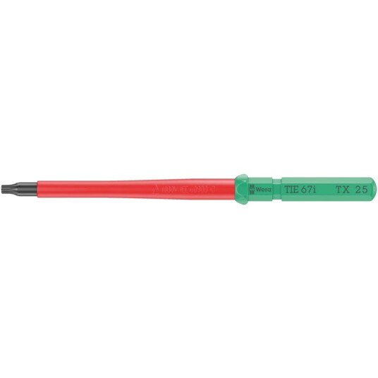 Wera Kraftform Kompakt VDE 67 I TX 8 × 157 mm Tie - Utskiftbar Klinge