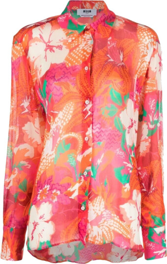 Msgm Dame Bluser & Skjorter Flerfarget L, Msgm Dame Bluser & Skjorter Flerfarget L,