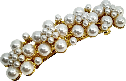 Pipol"s Bazaar Bubble Barette Pearl White ONE SIZE