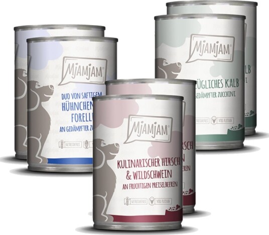 Mjamjam Våtfôr Adult Hund Mixpakke I 3 Sorter 6 X 400 G Mjamjam Våtfôr Adult Hund Mixpakke I 3 Sorter 6 X 400 G