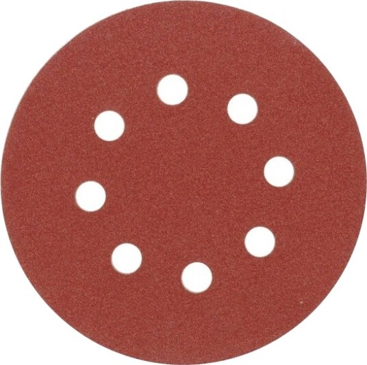 Vorel P 40 Slipeskive 125Mm 8 Hull 5Stk. 08574