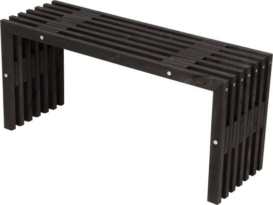 Hillerstorp D bench benk Svartoljet furu 100 cm Svart Hillerstorp D bench benk Svartoljet furu 100 cm Svart