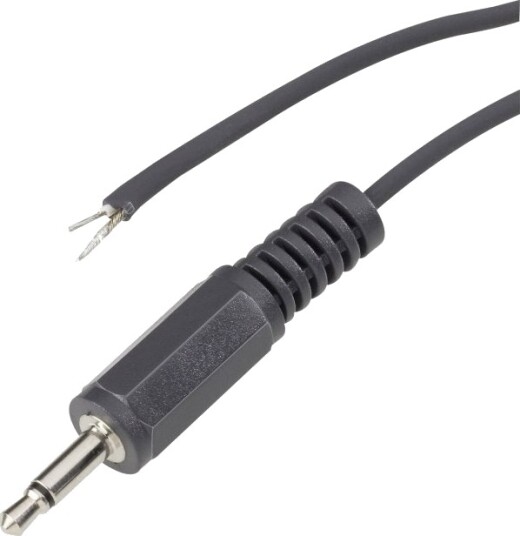 Voltcraft Xl-Ac35dg Jack-Søm 3,5 Mm - Mono Poltal:2 1 Stk