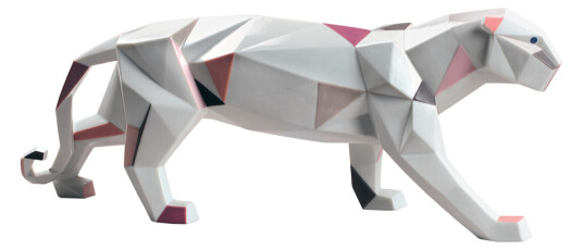 Lladro Panther hvit Lladro Panther hvit