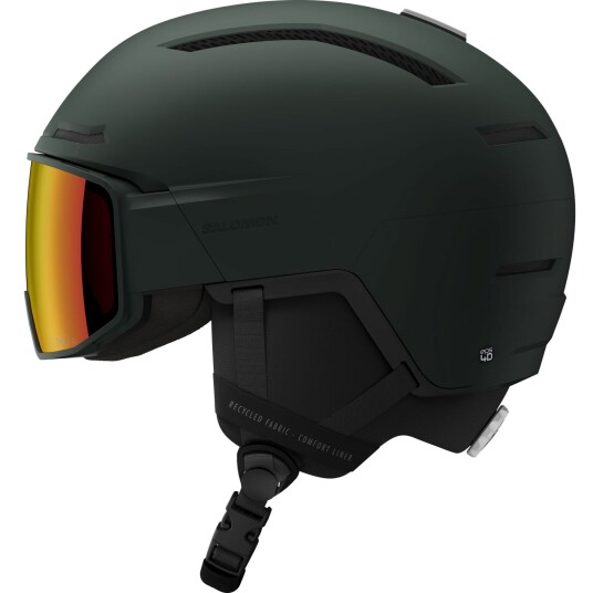 Salomon Driver Pro Sigma Skihjelm med Visir Green Gables 54-56 cm