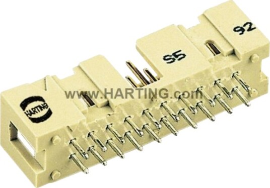 Harting 09 18 534 7324 Hannkontakt Totalt Polantall 34 Antall Rader 2 1 Stk