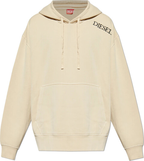 Diesel Herre Gensere & Hettegensere Beige 2XS,