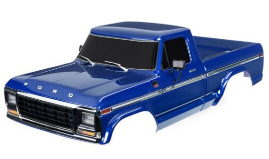 Traxxas 9230 Body Ford F-150 1979 Complete Blue