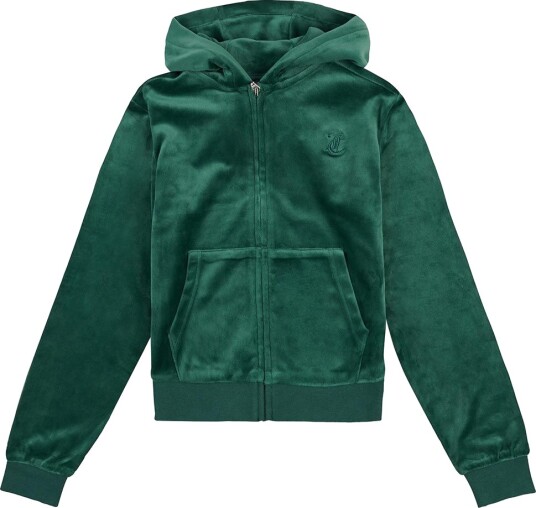 Juicy Couture Cardigan Velur Trekking Green Juicy Couture 8 9 år 128 134 Cardigan Grønn
