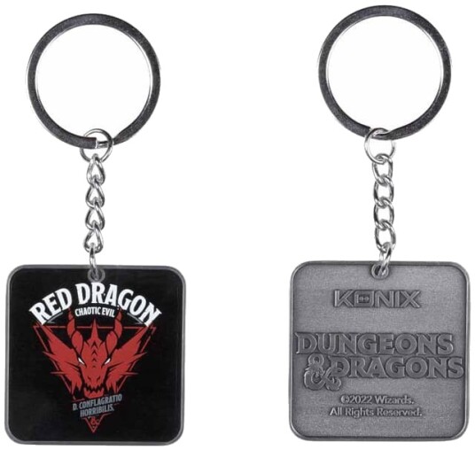 Konix Dungeons & Dragons nøkkelhank Red Dragon