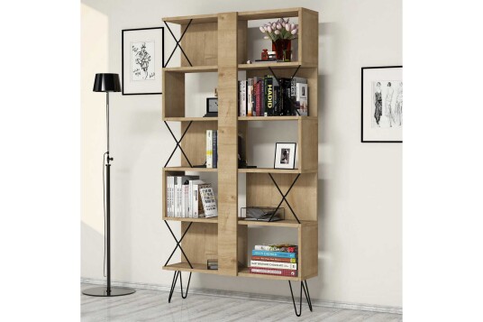 Bokhylle Amtorp 90 cm Brun Bokhylle Amtorp 90 cm Brun