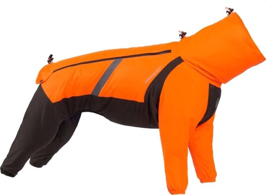 Non-Stop Fjord overall raincoat 50 cm Sort/Orange Non-Stop Fjord overall raincoat 50 cm Sort/Orange