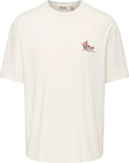 ONLY & SONS Onsnature Rlx Ss Tee Cream S