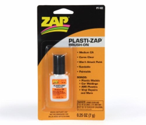 Zap PT-102 PLASTI ZAP CA BRUSH ON 1/4 OZ