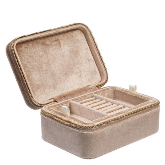 DARK Velvet Jewellery Box Sparkled Champagne DARK Velvet Jewellery Box Sparkled Champagne