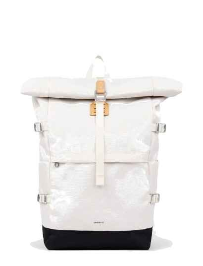 SANDQVIST Icon Rolltop Backpack L   Cream   L